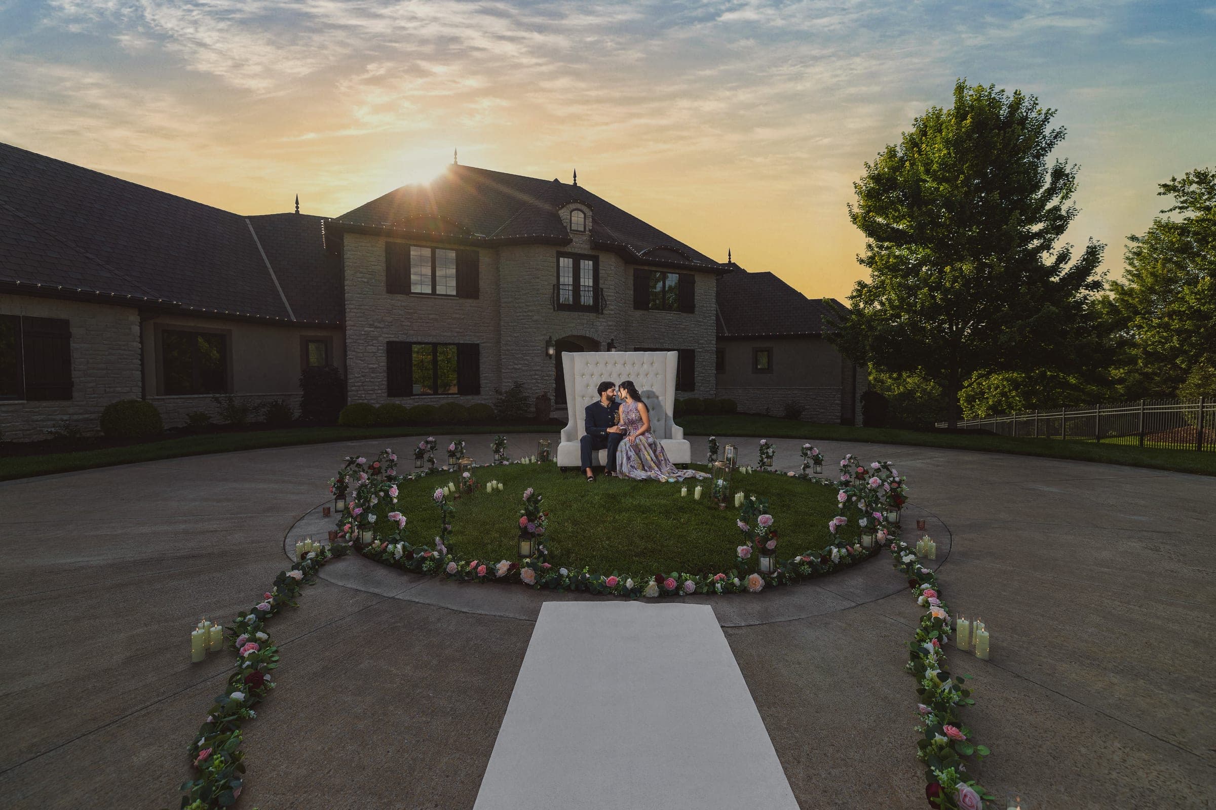 Aniketa & Dhruv's Engagement Celebration in Columbia, MO. Photo by Zach Dalin, St. Louis photographer.
