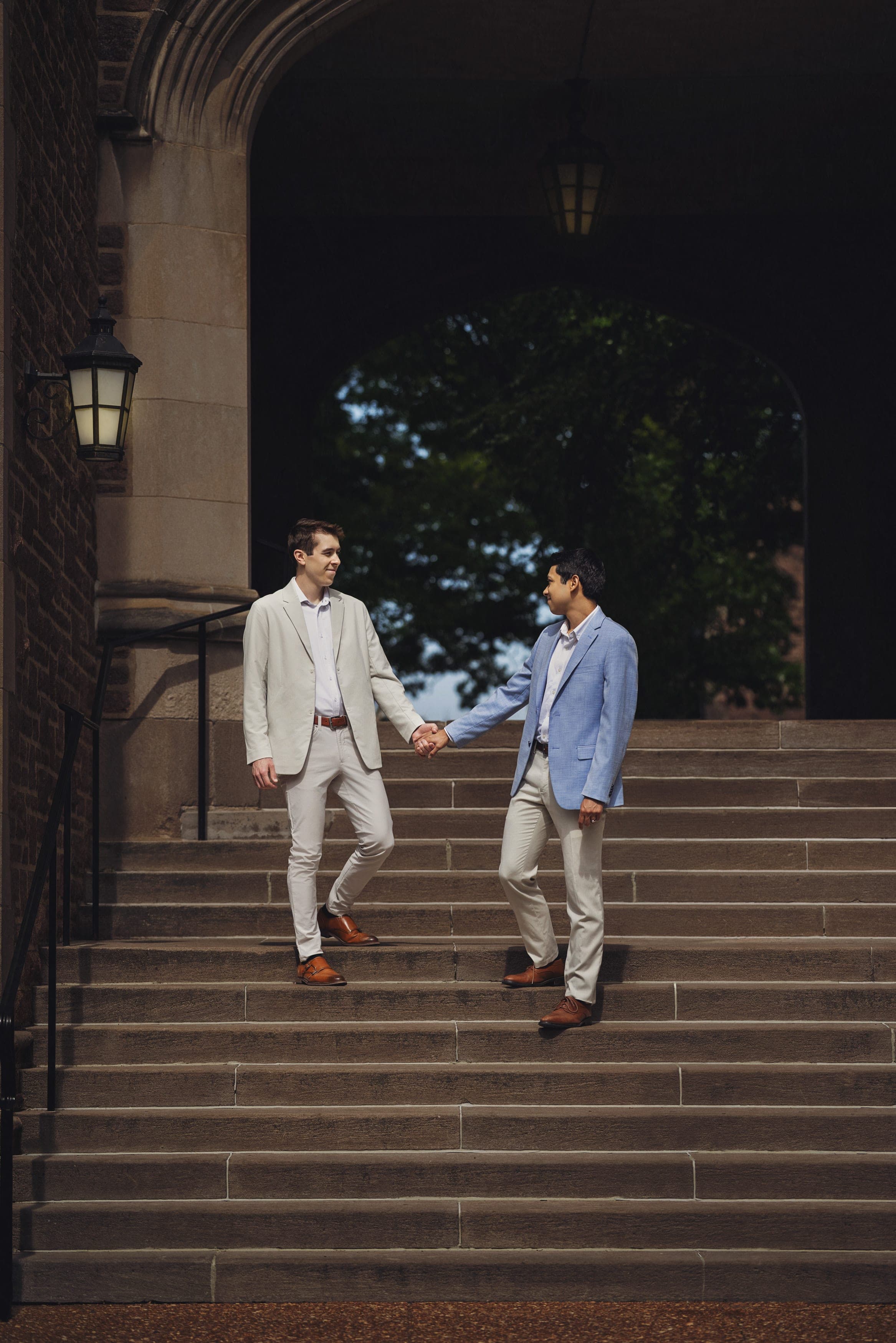 Jesse + Luke's Engagement Session at Washington University. Photo by Zach Dalin, St. Louis photographer.