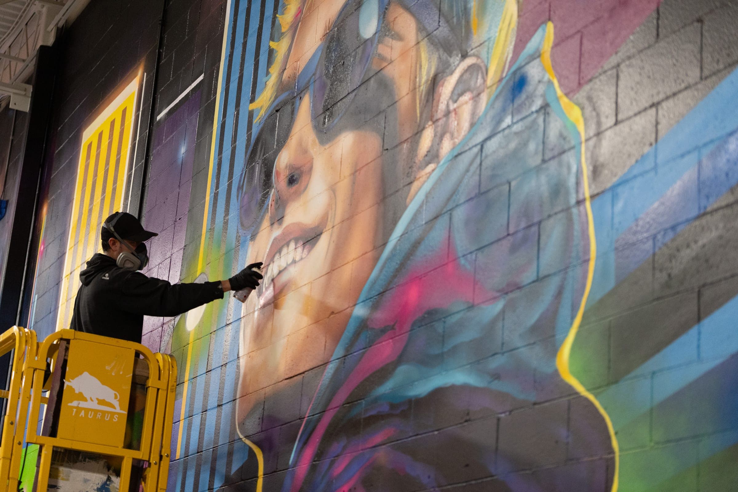Behind the Scenes: Slick City St. Peters Gets a Graffiti Makeover. Photo by Zach Dalin, St. Louis photographer.