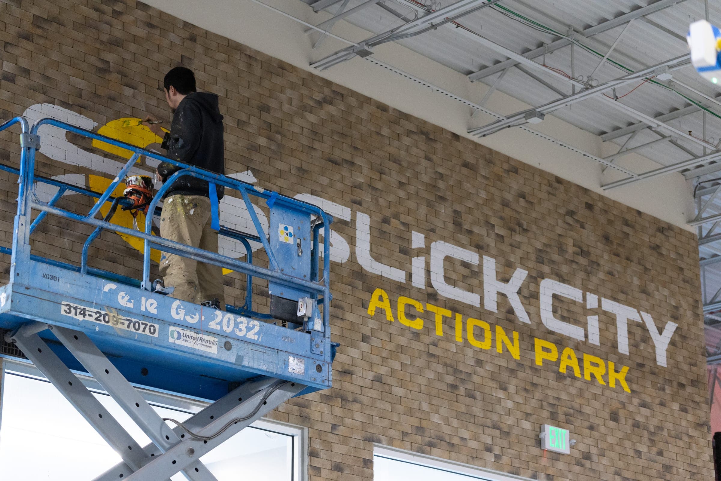 Behind the Scenes: Slick City St. Peters Gets a Graffiti Makeover. Photo by Zach Dalin, St. Louis photographer.