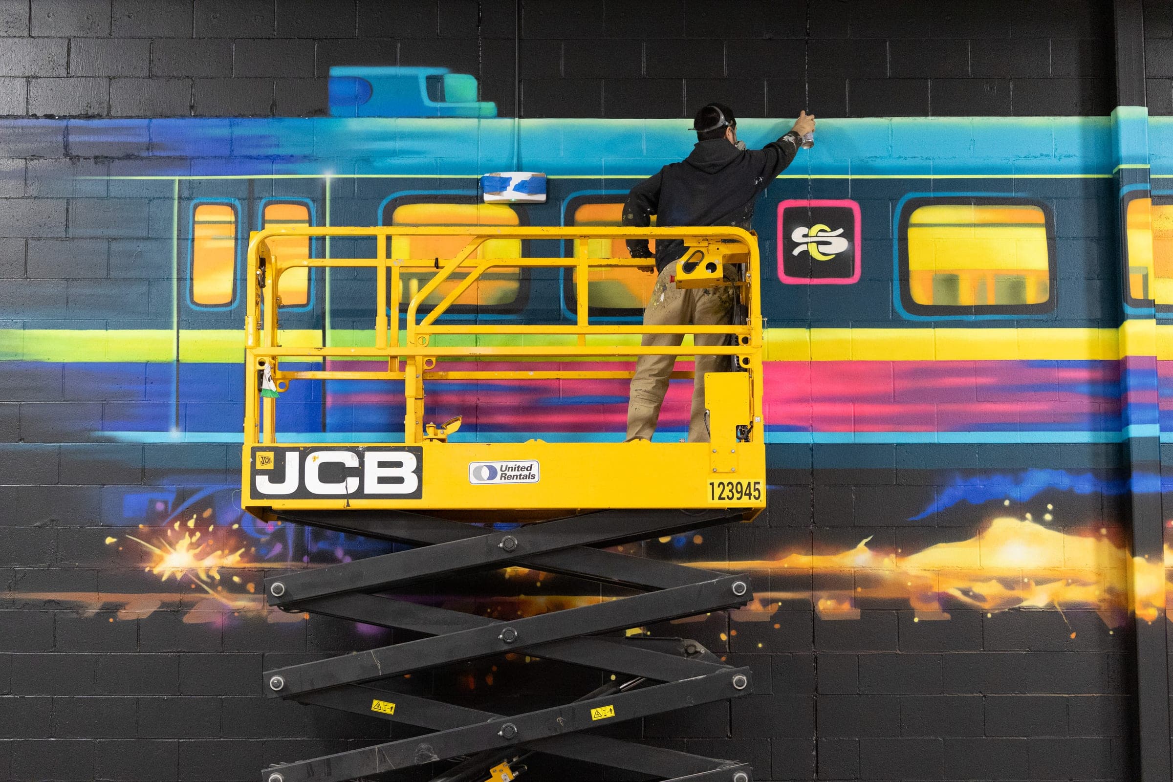 Behind the Scenes: Slick City St. Peters Gets a Graffiti Makeover. Photo by Zach Dalin, St. Louis photographer.