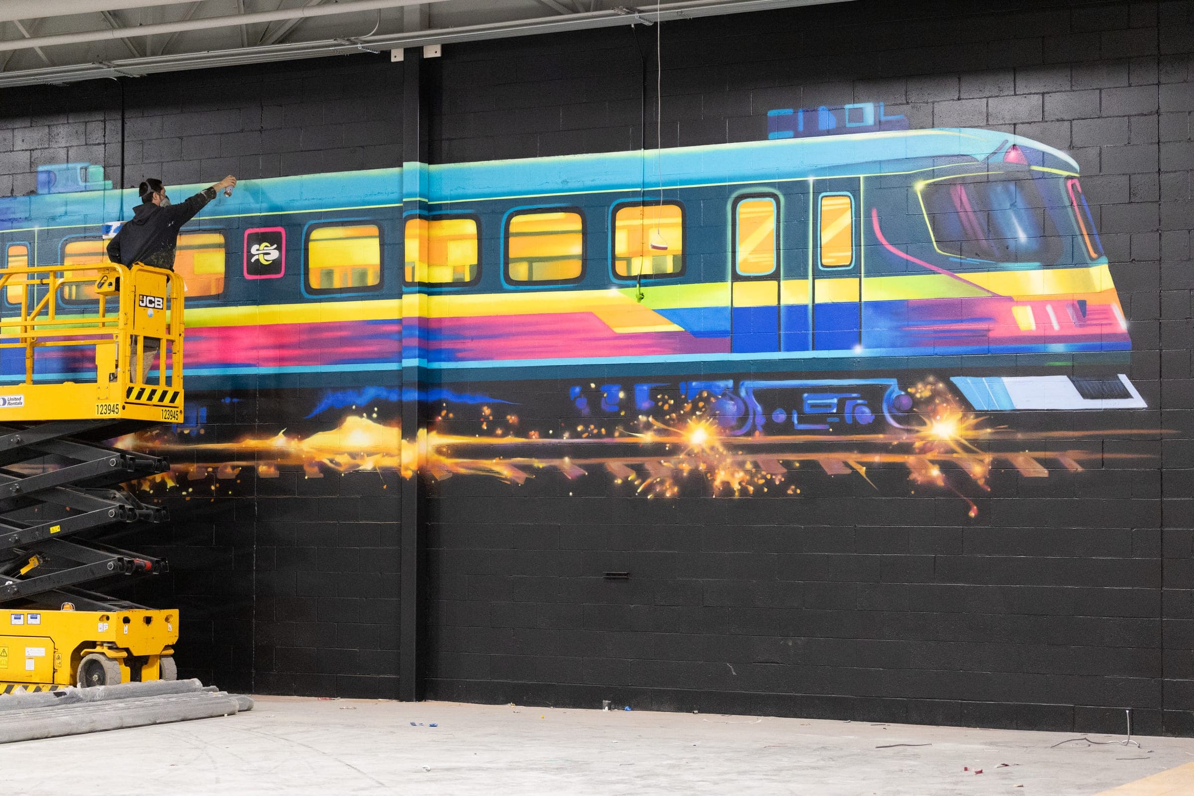 Behind the Scenes: Slick City St. Peters Gets a Graffiti Makeover. Photo by Zach Dalin, St. Louis photographer.