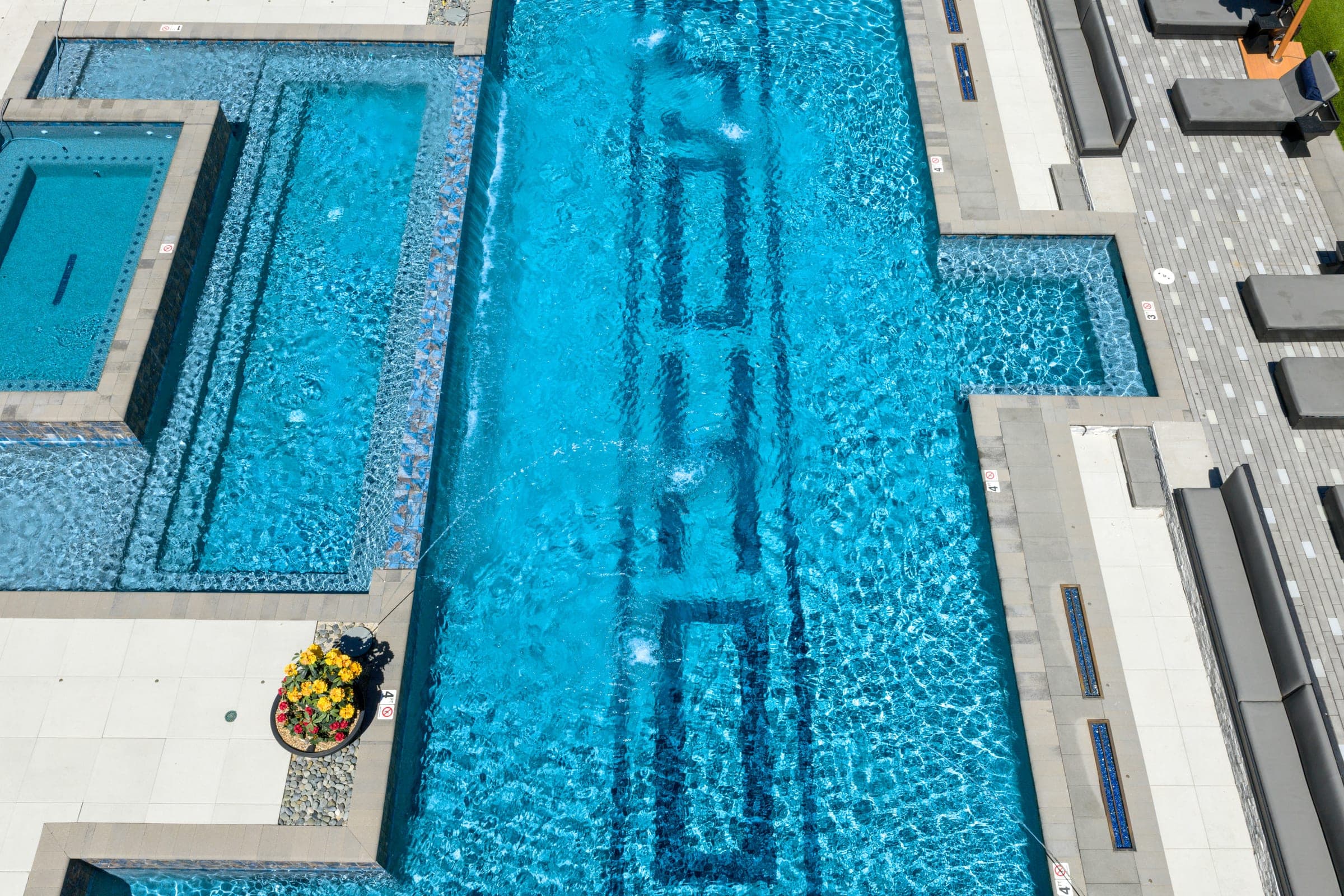 Behind the Lens: Pool Photography for Soho Apartments in Soulard. Photo by Zach Dalin, St. Louis photographer.