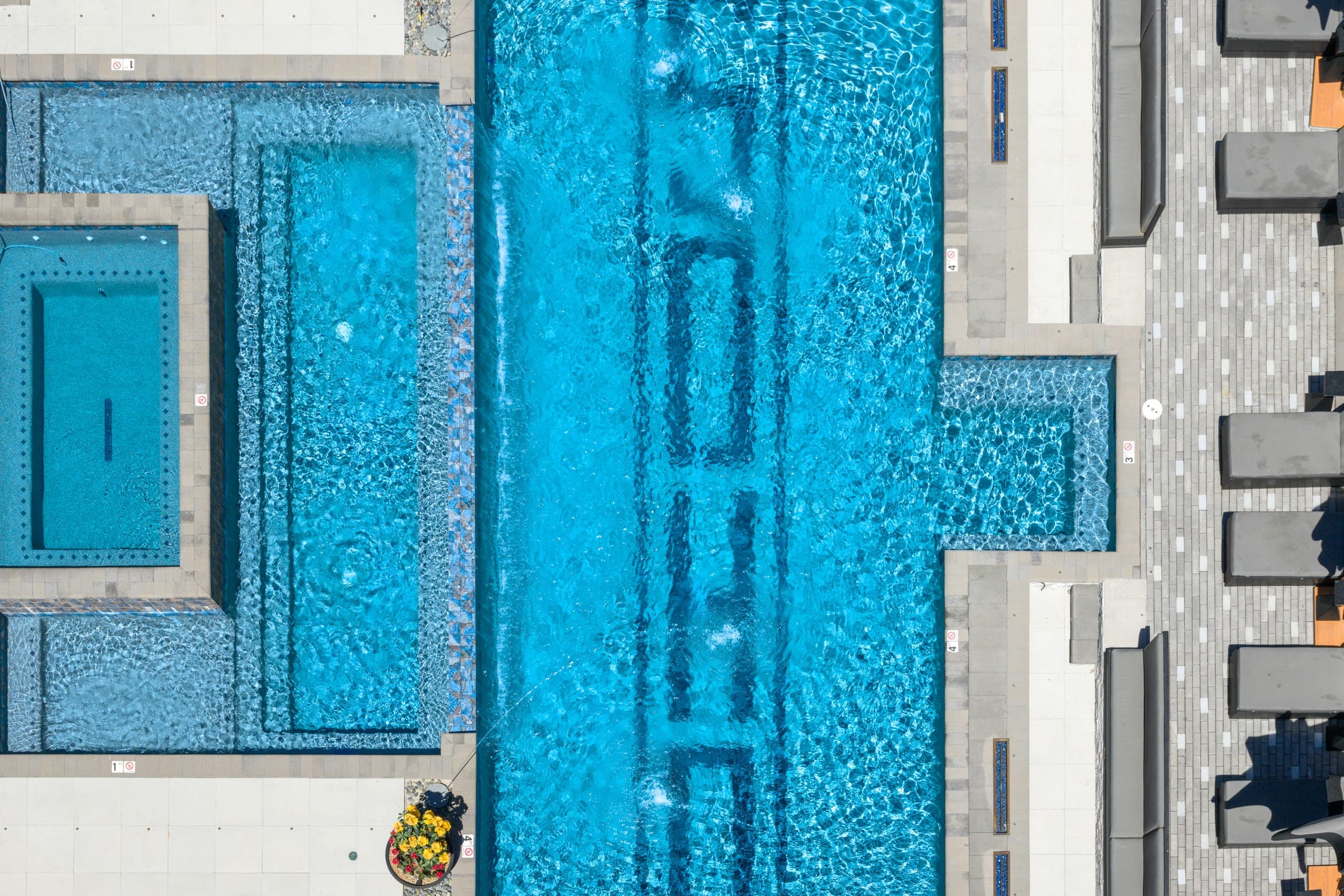 Behind the Lens: Pool Photography for Soho Apartments in Soulard. Photo by Zach Dalin, St. Louis photographer.