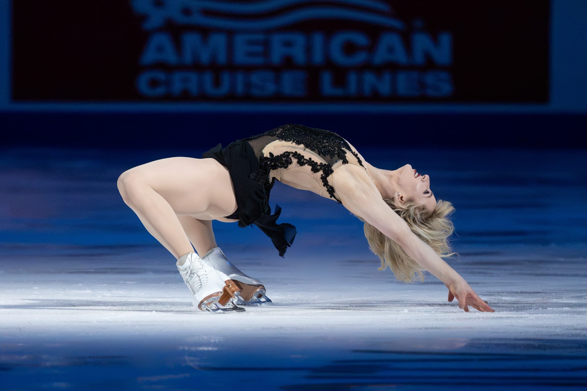 Photographing the US Figure Skating Championships at the Enterprise Center. Photo by Zach Dalin, St. Louis photographer.