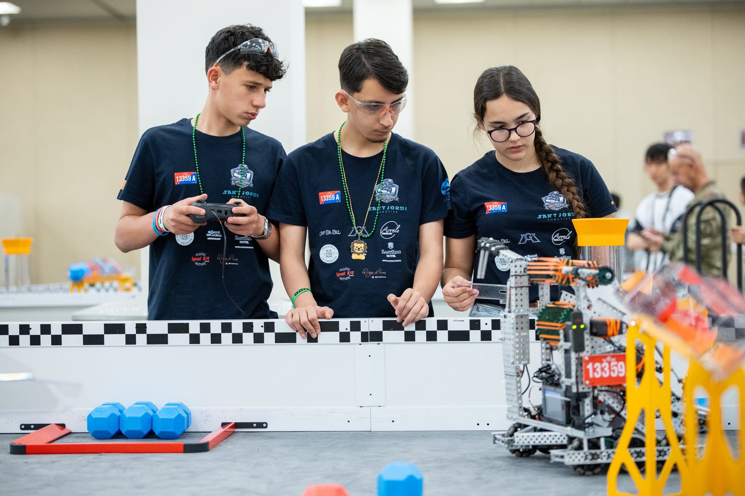 Photographing VEX Robotics Worlds for Explore St. Louis. Photo by Zach Dalin, St. Louis photographer.