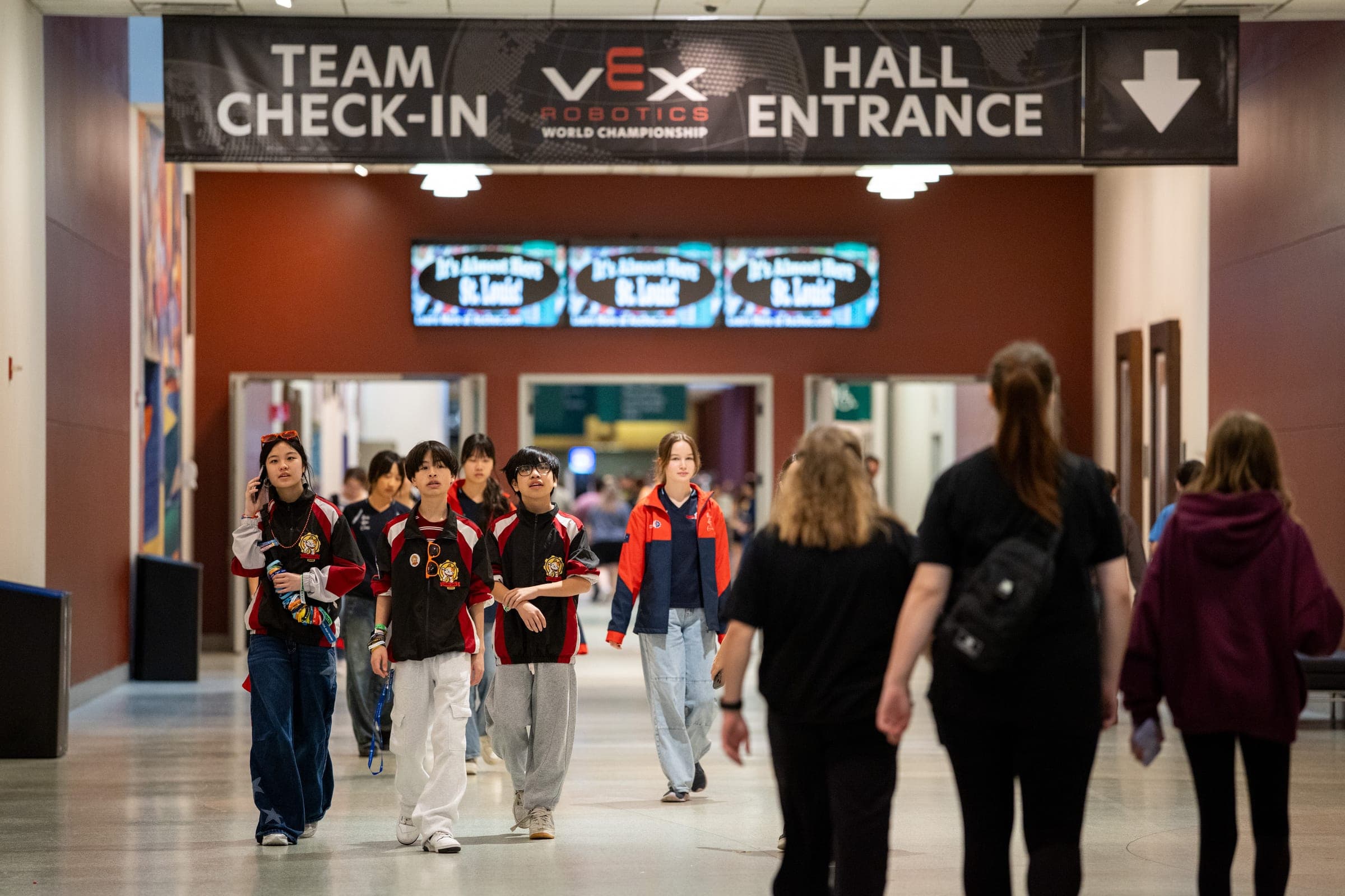 Photographing VEX Robotics Worlds for Explore St. Louis. Photo by Zach Dalin, St. Louis photographer.
