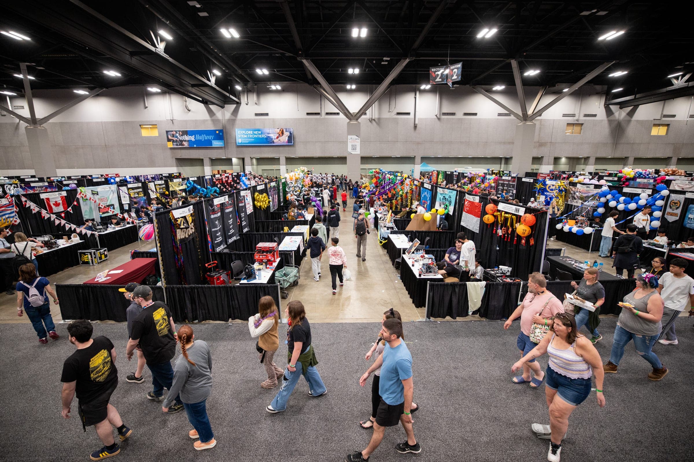 Photographing VEX Robotics Worlds for Explore St. Louis. Photo by Zach Dalin, St. Louis photographer.