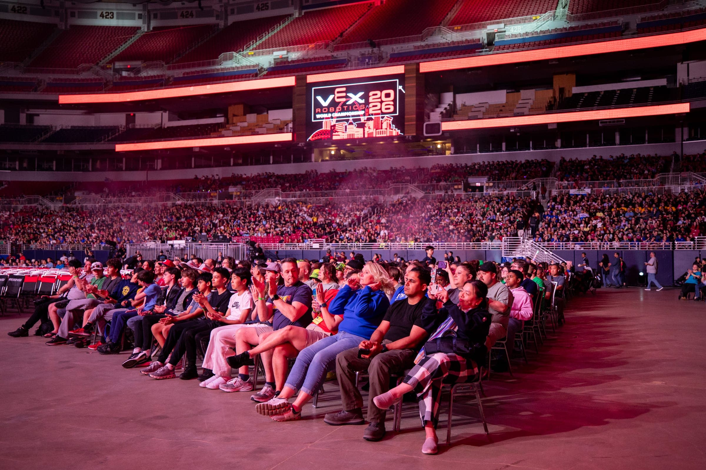 Photographing VEX Robotics Worlds for Explore St. Louis. Photo by Zach Dalin, St. Louis photographer.