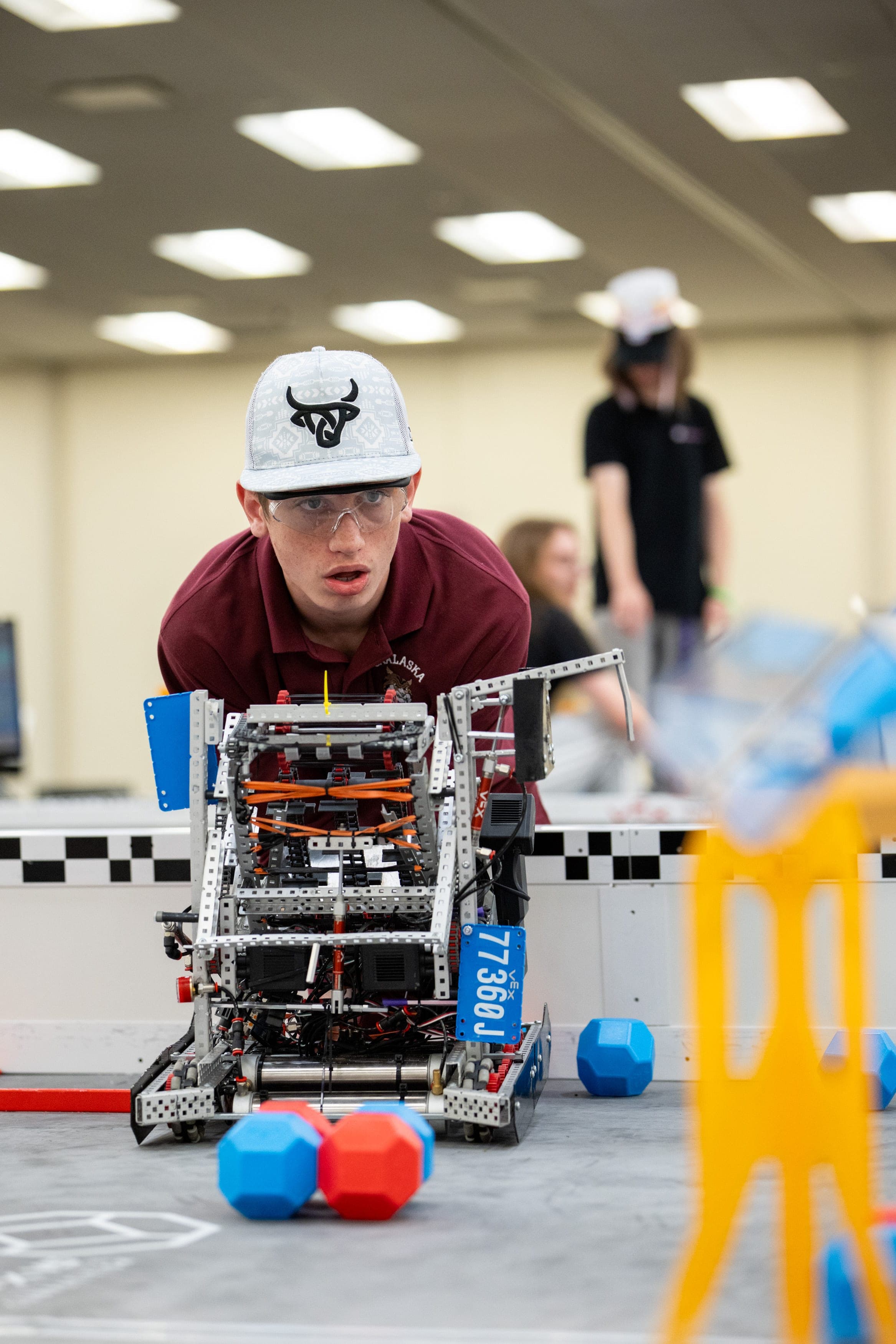 Photographing VEX Robotics Worlds for Explore St. Louis. Photo by Zach Dalin, St. Louis photographer.