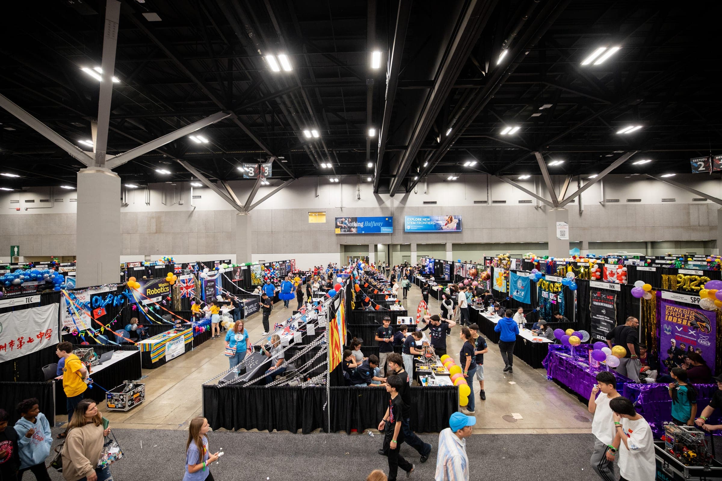 Photographing VEX Robotics Worlds for Explore St. Louis. Photo by Zach Dalin, St. Louis photographer.