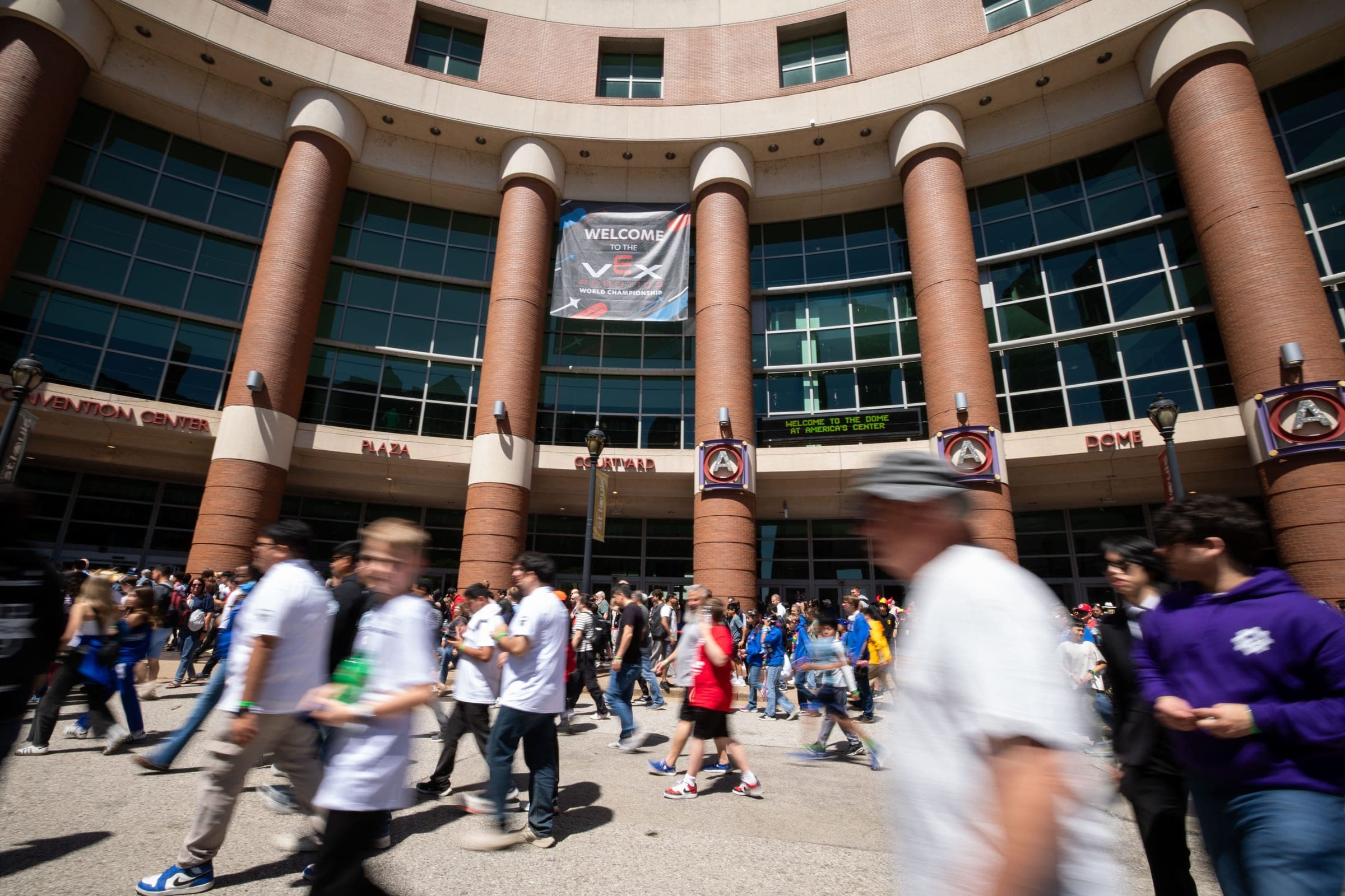 Photographing VEX Robotics Worlds for Explore St. Louis. Photo by Zach Dalin, St. Louis photographer.